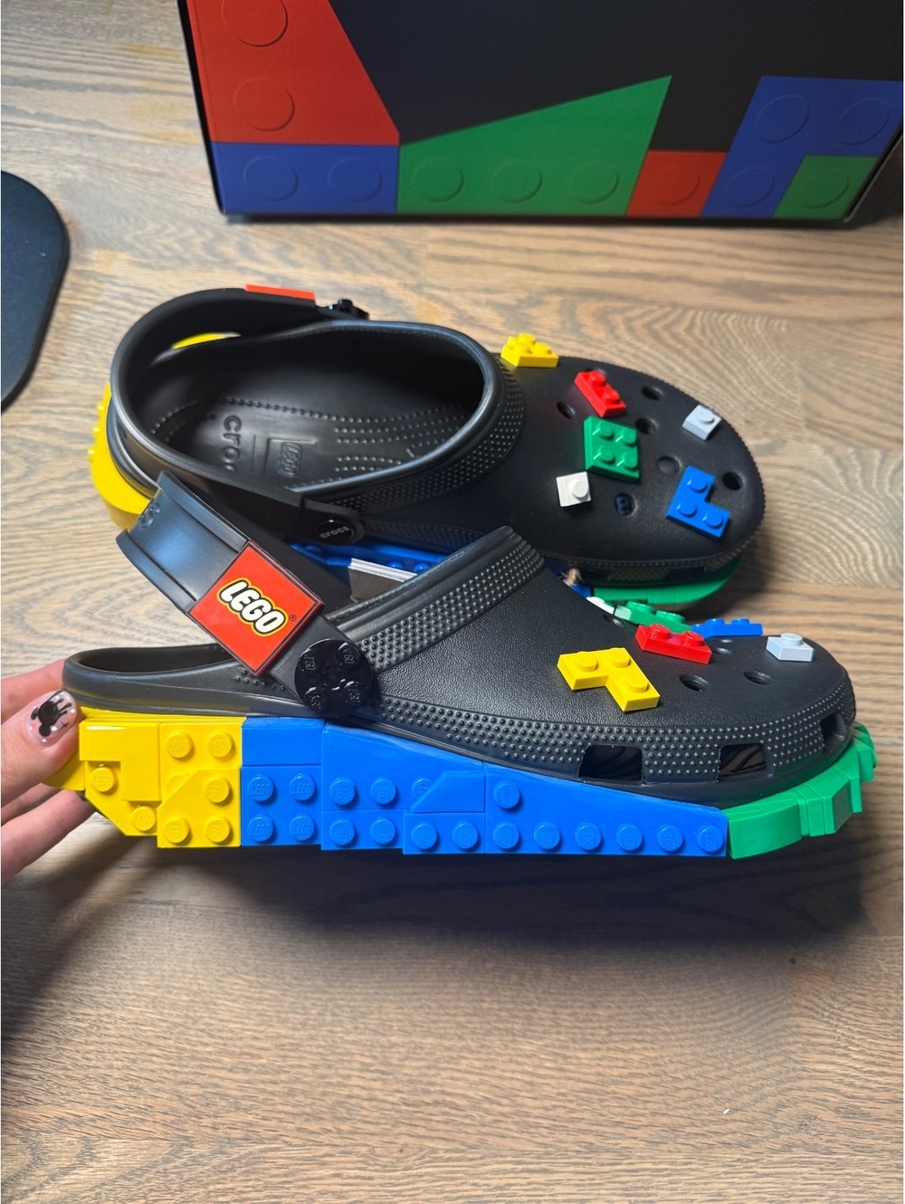 LEGO x Crocs Classic Clog Black Multi Color